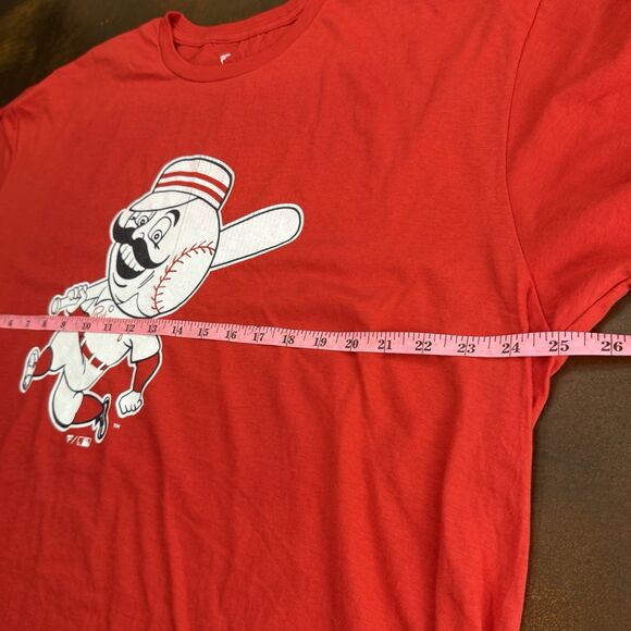Cincinnati Reds Red Stockings Short Sleeve Tee/T-Shirt Men's Fanatics MLB 2XL - Picture 3 of 10